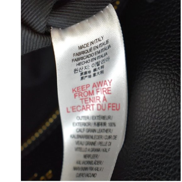 BURBERRY  Title Leather Tote Bag Black - Picture 10 of 13